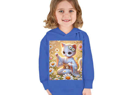 Daisy Chain Whimsy Toddler Pullover Fleece Hoodie