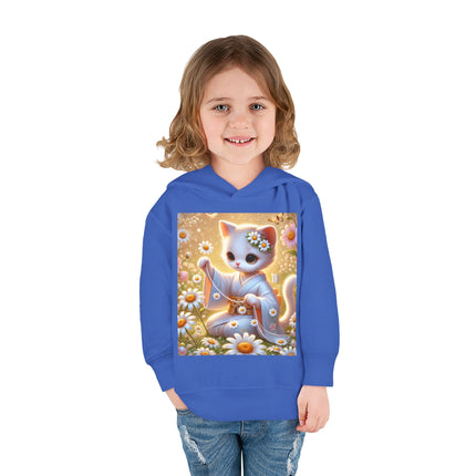 Daisy Chain Whimsy Toddler Pullover Fleece Hoodie