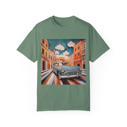 1960 Alfa Romeo Giulietta Unisex Garment-Dyed T-shirt