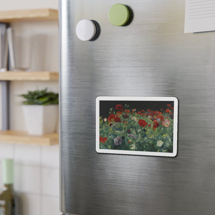 Poppies (A Study of Poppies for Carnation, Lily, Lily, Rose) by John Singer Sargent Die-Cut Magnets (5 Sizes)