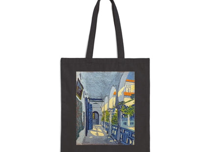 Gallery of a Moroccan Riad by George Gaudion Cotton Canvas Tote Bag
