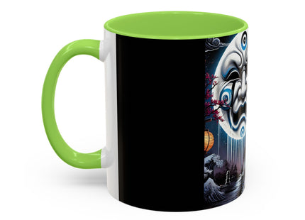 Geisha’s Black Ink Tears Colorful Mugs (11oz, 15oz)