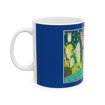 Enchanting Fairies of A Midsummer Night's Dream by Arthur Rackham Ceramic Mug 11oz