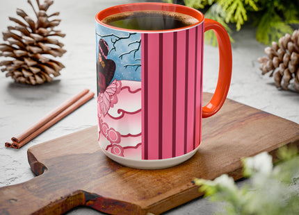 Winter Rose Empress Colorful Mugs (11oz, 15oz)