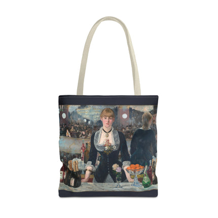 A Bar at the Folies-Bergère by Edouard Manet Tote Bag (AOP)
