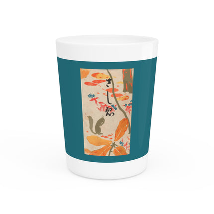 Book Illustration by Hashiguchi Goyō Ceramic Shot Glass