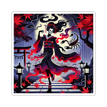 Halloween Sorceress Kiss-Cut Stickers (4 Sizes)