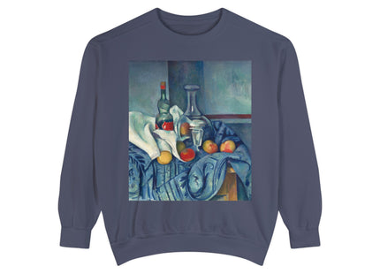 The Peppermint Bottle by Paul Cézanne Unisex Garment-Dyed Sweatshirt