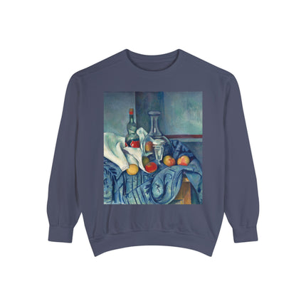 The Peppermint Bottle by Paul Cézanne Unisex Garment-Dyed Sweatshirt