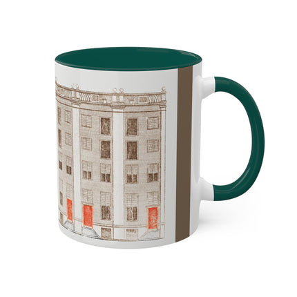Amsterdam Canal Houses by Johan Teyler Colorful Mugs, 11oz