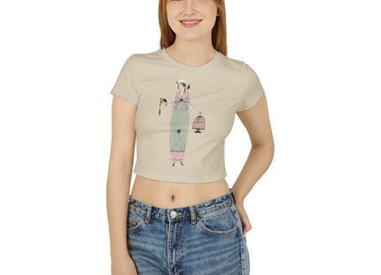 Illustrated Elegance – Parisian Fashion Tee