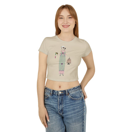 Illustrated Elegance – Parisian Fashion Tee