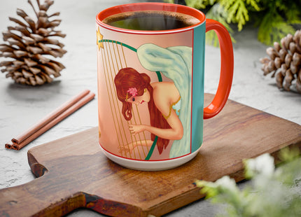 Heavenly Angel Duet Colorful Mugs (11oz, 15oz)