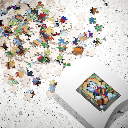 Melodies of the Snow Lion Cub Puzzle (110, 252, 520, 1014-piece)