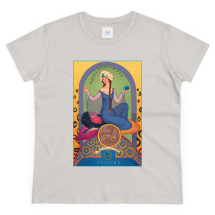 December & Tanzanite (from the Gem Series) by Sofia Chiostri Women's Midweight Cotton Tee