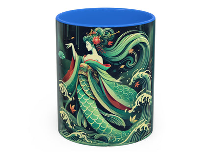 Mermaid Queen Rising from the Deep Colorful Mugs (11oz, 15oz)
