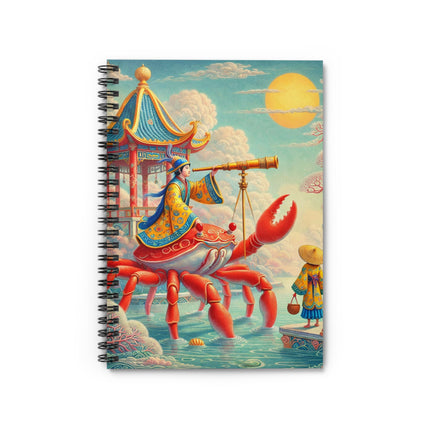 The Celestial Crab Navigator Spiral Notebook - Ruled Line