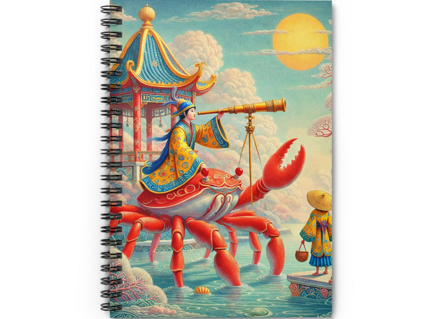 The Celestial Crab Navigator Spiral Notebook - Ruled Line
