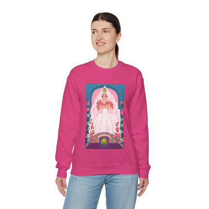August & Peridot (from the Gem Series) by Sofia Chiostri Unisex Heavy Blend™ Crewneck Sweatshirt