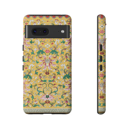 Yellow Botanical Pattern by Owen Jones Phone Cases