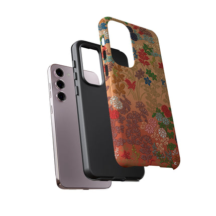 Ornamental Japanese Flower Pattern Phone Cases