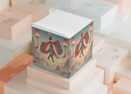 The Lantern Walker Note Cube