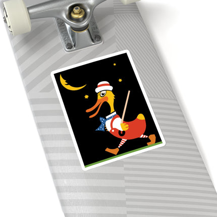 Dapper Duck Kiss-Cut Stickers (4 Sizes)