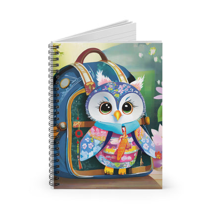 Baby Owl Spiral Notebook - Ruled Line