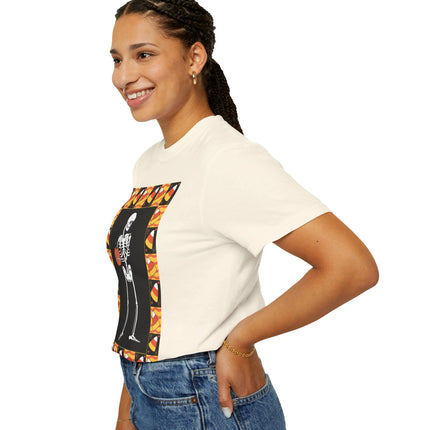 Candy Corn Skeleton Unisex Garment-Dyed T-shirt