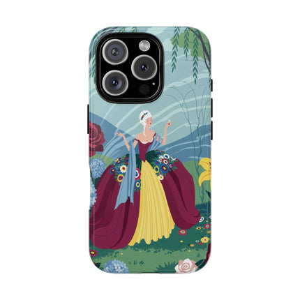 🌹🌿 The Willow Garden Promenade Phone Case – Art Deco Floral Elegance