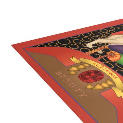 January & Garnet (from the Gem Series) by Sofia Chiostri Postcards (envelopes included) - Bundles of 10, 30, 50 Pieces