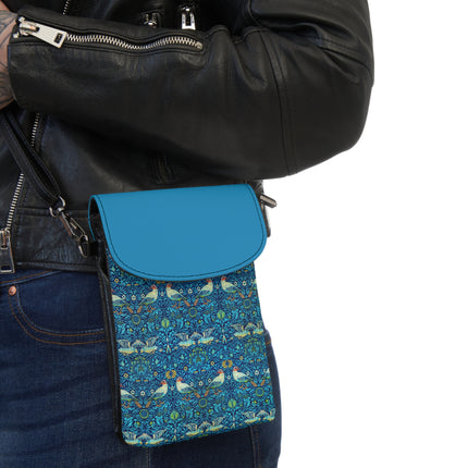 Birds by William Morris Small Cell Phone Wallet