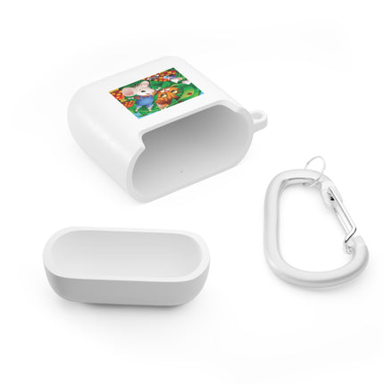 Curious Tabby & Merry Mice – Woodland Adventure AirPods Case