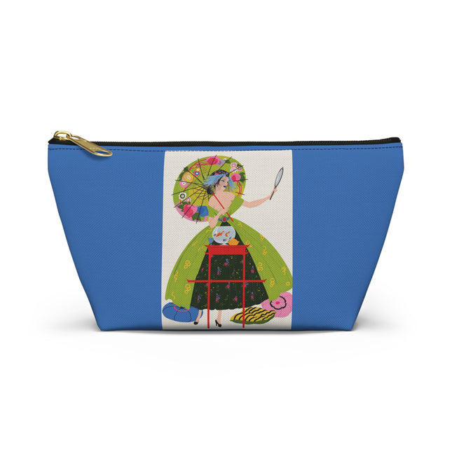 Lady with the Golden Fish Cosmetic Bag – Whimsical Fashion & Playful Fantasy