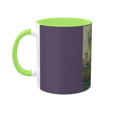 La Fontaine, Saint-Paul De Vence by Henri Le Sidaner Colorful Mug