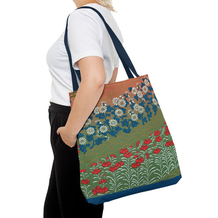 Japanese Flower Pattern II by G.A. Audsley Tote Bag (AOP)