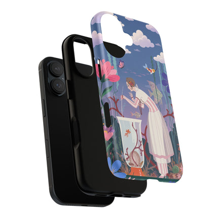 🐠🌸 The Enchanted Aquarium Garden Phone Case – Art Deco Underwater Fantasy