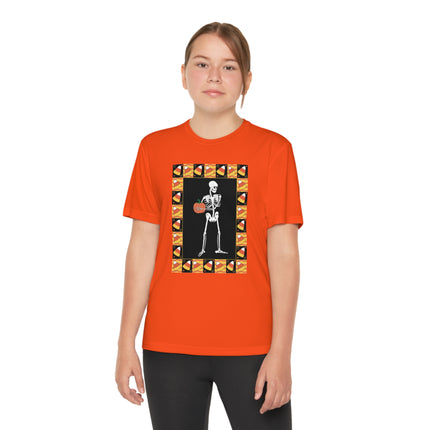 Candy Corn Skeleton Youth Competitor Tee