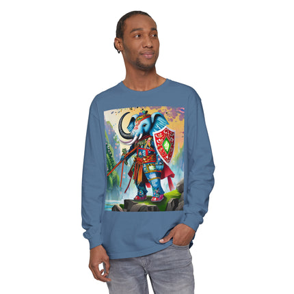 Cyberpunk Elephant Long Sleeve T-Shirt