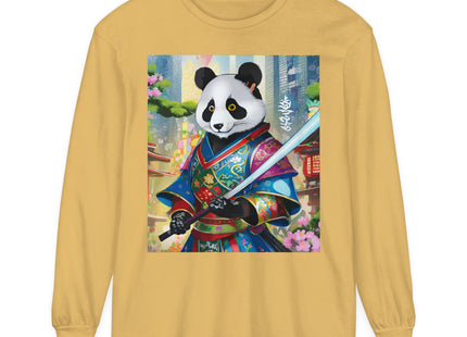 Cyberpunk Samurai Garment-dyed Long Sleeve T-Shirt