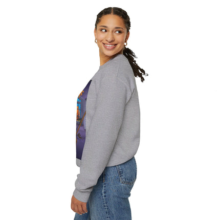Whimsical Halloween Mischief Unisex Heavy Blend™ Crewneck Sweatshirt