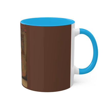 A Buddhist Lama at a Feast at Pemionchi Monastery by Vasily Vereshchagin Colorful Mugs, 11oz