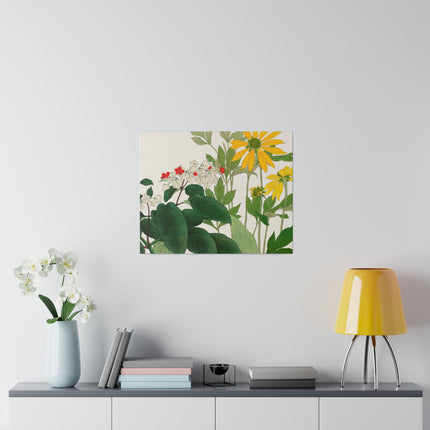 Clerodendrum and Rudbeckia by Tanigami Kônan – Japanese Botanical Harmony