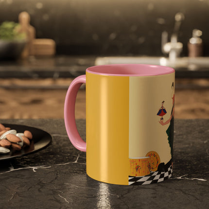 The Marionette Colorful Mugs – Theatrical Glamour & Cabaret Elegance