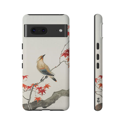Japanese Bird on Maple by Ohara Koson Phone Cases