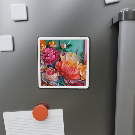 Peonies in Full Bloom Die-Cut Magnets (5 Sizes)