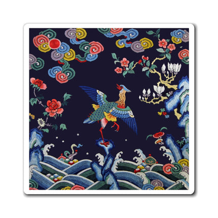 Rank Badge with Mandarin Duck Magnet (3 Sizes)