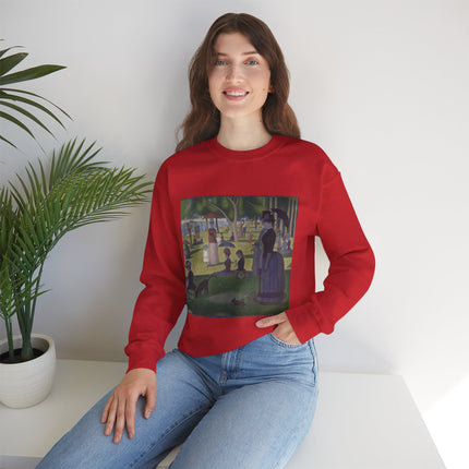 A Sunday on La Grande Jatte by Georges Seurat Heavy Blend™ Crewneck Sweatshirt