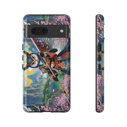 Cyberpunk Samurai Owl Phone Cases