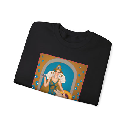 April & Diamond (from the Gem Series) by Sofia Chiostri Heavy Blend™ Crewneck Sweatshirt